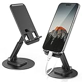 🔷【Breite Kompatibilität】 Dieser Telefonständer hält Ihr Gerät sowohl im Quer- als auch im Hochformat. Es ist kompatibel mit (i)phone 14/ 14 plus/ 14 pro/ 14 pro max/ 13 mini/ 13/ 13 pro/ 13 pro max/ 12 mini/ 12/ 12 pro/ 12 pro max/ 11/ 11 pro/ 11 pro max, (G)alaxy A13/ A22/ A33/ A53/ S22/ S23, (R)edmi Note 10 pro/ 11/ 11 pro usw.