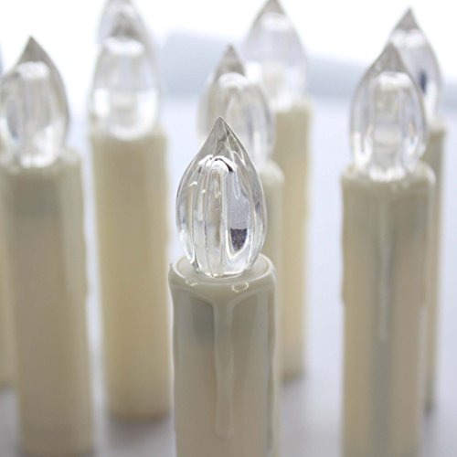 Gedengni Timer Led Taper Candles Battery Powered Remote Control Led Christmas Tree Taper Candles With Clip Suitable For Hotels, Bars, Home Decoration, Churches, Temples, Christmas Day #TOP4
