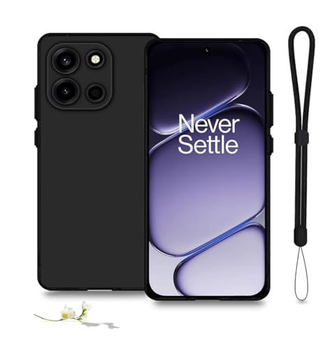 QUXIAGUM ケース For OnePlus Nord 6 5G ケース カバー 耐衝撃 TPU素材 薄型軽量 柔軟 指紋防止 黄変防止 擦り傷防止 レンズ保護 着脱簡単 OnePlus Nord 6 5G 用 ケース(ブラック)