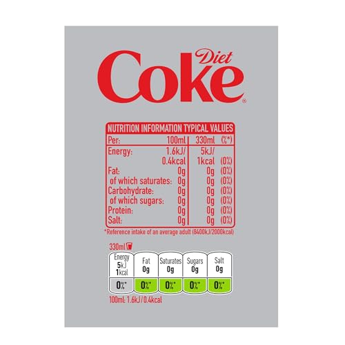 Diet Coke Can Cola, Tray 330 ml (Pack of 24) - Image 3