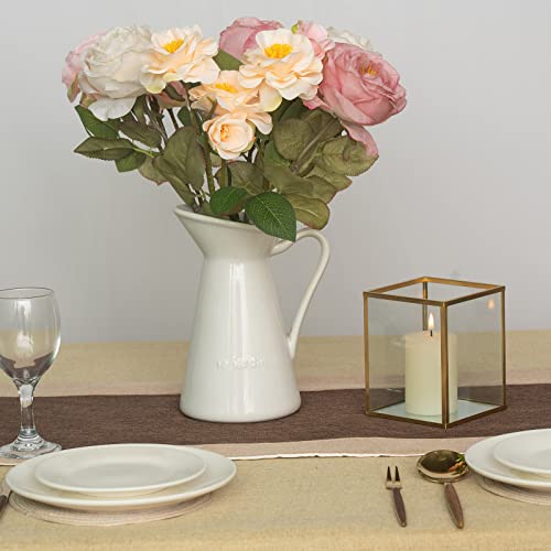 Yshengood Glass Hurricane Candle Holder Set Of 3 Pcs, Gold Frame And Glass Hurricane Candleholders #TOP5