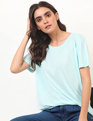 Image of Marks & Spencer Women's Regular Blouse (T41 8916K Light Aqua 3XL)