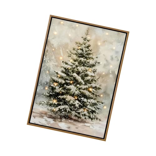 Cubierta de árbol de Navidad lavable de poliéster verde para decoración de pared 5