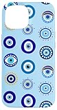 Carcasa para iPhone 15 Patrón de Mal de Ojo, Ojo Griego, Mati, Nazar