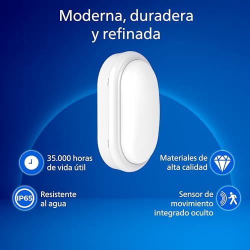 Aplique LED con sensor integrado Philips ProjectLine 1400 lm de fácil instalación 3