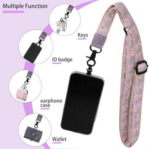 Cordon réglable robuste pour badge identité et clé avec patchs souples - 3