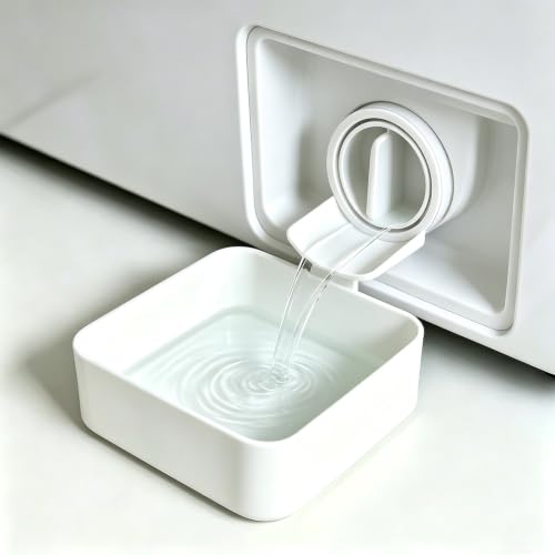 Washing Machine Drain Tray, 2027 New Washing Machine Drainage Tray, Washer Drip Pan, Water Catcher for Basement & Apartment, Durable Floor Protector Against Spills（White）