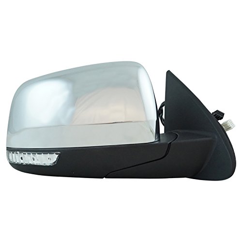 TRQ Passenger Side Mirror Assembly Electric Adjustment Heated Memory Chrome Compatible with 2011-2022 Dodge Durango with Turn Signal & Blind Spot Indicator CH1321420 by TRQ - Image 9