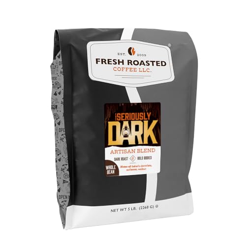 Seriously Dark Artisan Blend Coffee, 5 lb Whole Bean