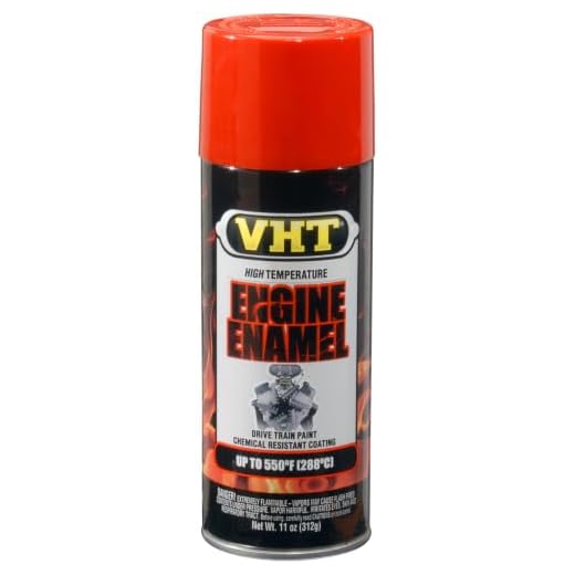 VHT SP123 Engine Enamel Chevy Orange Can - 11 oz.