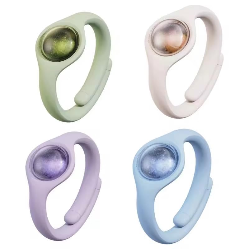 Mosquito Repellent Wrist Band with Cute Water Resistant Insect & Bug Plant Essential Oil for Babies Kids & Adults Perfect Natural Mosquito Bracelet | Pack of 1 | Multi Color-image-17
