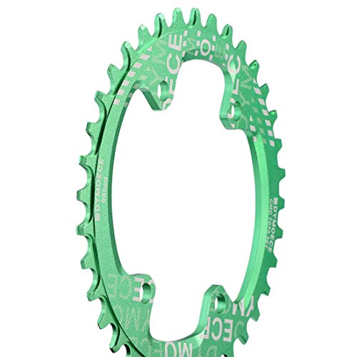 Dymoece Narrow Wide Chainring 96BCD Single Speed 32T 34T 36T 38T Round for Shimano M6000 M7000 M8000 M9000
