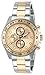 Invicta Men's 15207 Pro Diver Chronograph Gold Dial Two Tone Stainless Steel Watch