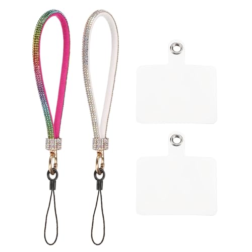 Sangle de poignet amovibles à paillettes uxcell pour téléphone et clés de luxe