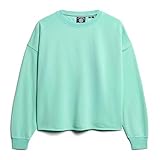 Spearmint light green Superdry Essential Logo GD Relax Sweatshirt XS