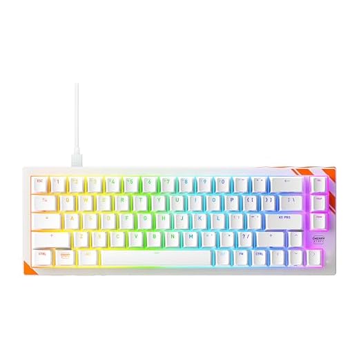 Cherry XTRFY K5 Pro TMR Compact - Magnetisch verkabelte Gametaste, Anpassbare MK Crystal-Schalter, Hot-Swap, Rapid Trigger, SnapKey, Schalldämpfung, 8000 Hz, US Layout (QWERTY), Weiß