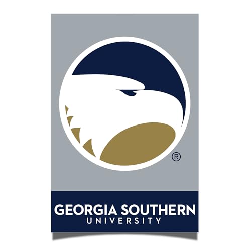 Desert Cactus Georgia Southern University Poster GSU Eagles 11 x 17 Inch Room Office Décor Decoration Official Fan Gear (11x17 inch,Version 1A)