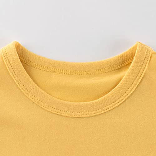 NLGToy Camisetas regatas infantis para meninas, bebês, meninos, verão, desenho animado, cães, manga