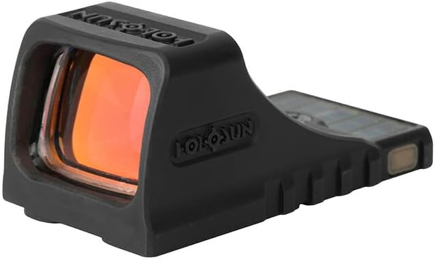 Holosun SCS, Green Multi-Reticle, Dot, Circle Dot, Rechargeable, Titanium, Auto Adjusting, Solar, MOS Pistol Cut (NOT for GLOCK43X or GLOCK48)