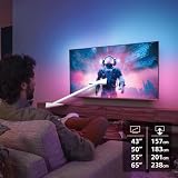 The One 120 hz - Pied central - QLED - AMBILIGHT 3 - UHD - TITAN OS PHILIPS - 65PUS9000 - 11