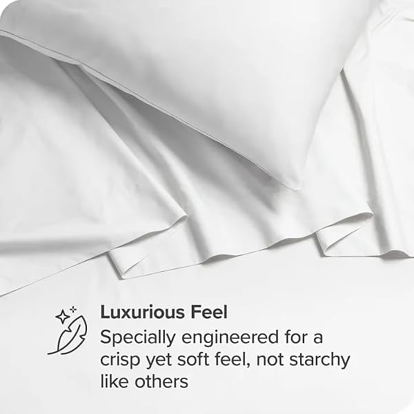 KOMFIT King Size Flat Sheet Only – Pack of 3, 100% Egyptian Cotton 600 Thread Count Top Sheet, Hotel Quality Ultra Soft Cooling & Breathable Bed Sheet for Home & Hotel Use, Easy Care, White Solid by KOMFIT - Image 4