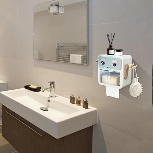 Soporte para pañuelos de pared moderno para organizar tu cocina y baño sin ocupar espacio 4