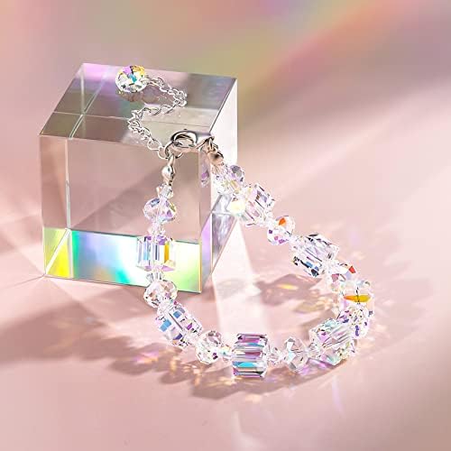 Susan Y Aurora Crystal Bracelets for Women Bracelet Gifts for Her Mom Jewellery Gift for Women Christmas Birthday Gifts for Mum Friendship Bracelets Anniversary Graduation Mothers Day Gifts Idea