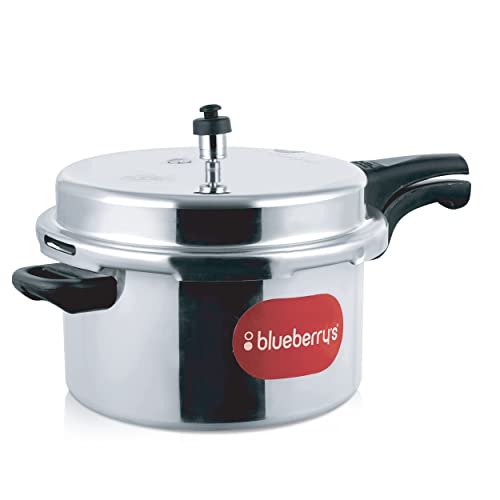 Blueberry's 7.5 Liter Aluminum Outer Lid Pressure Cooker ISI Certified