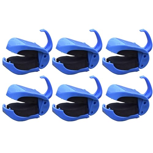 Soporte para caña de pescar, 6 piezas de soporte para caña de pescar, portátil, antideslizante, reutilizable, multifuncional, suministros de peces para agua de mar, río, lago, arroyo, jigging poco