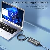 240W Ładowarka kompatybilna z Asus ROG Zephyrus G14 G16 GA403 GA605 GU605 Flow Z13 GZ302 GZ302EA-DS96 GA403UI-XS96 GA605WV-XB96 GU605MZ-XS96 Prostokątny kabel adaptera do laptopa
