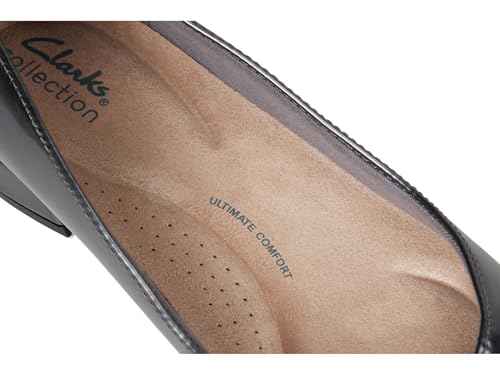 Clarks Clarks Womens Natalyn Wish Dark Pewter Metallic Synthetic8 Medium