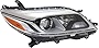 Evan Fischer Headlight Assembly Compatible with 2015-2019 Toyota Sienna Halogen XLE/Limited Models with LED DRL Passenger Side
