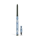 PRIME PROMETICS PrimeEyes Glide Eyeliner for Mature Women - Waterproof, Long-Stay and Mess-Proof - Gel Creme Texture, Discreet Sharpener and Effective Smudger (Emerald)