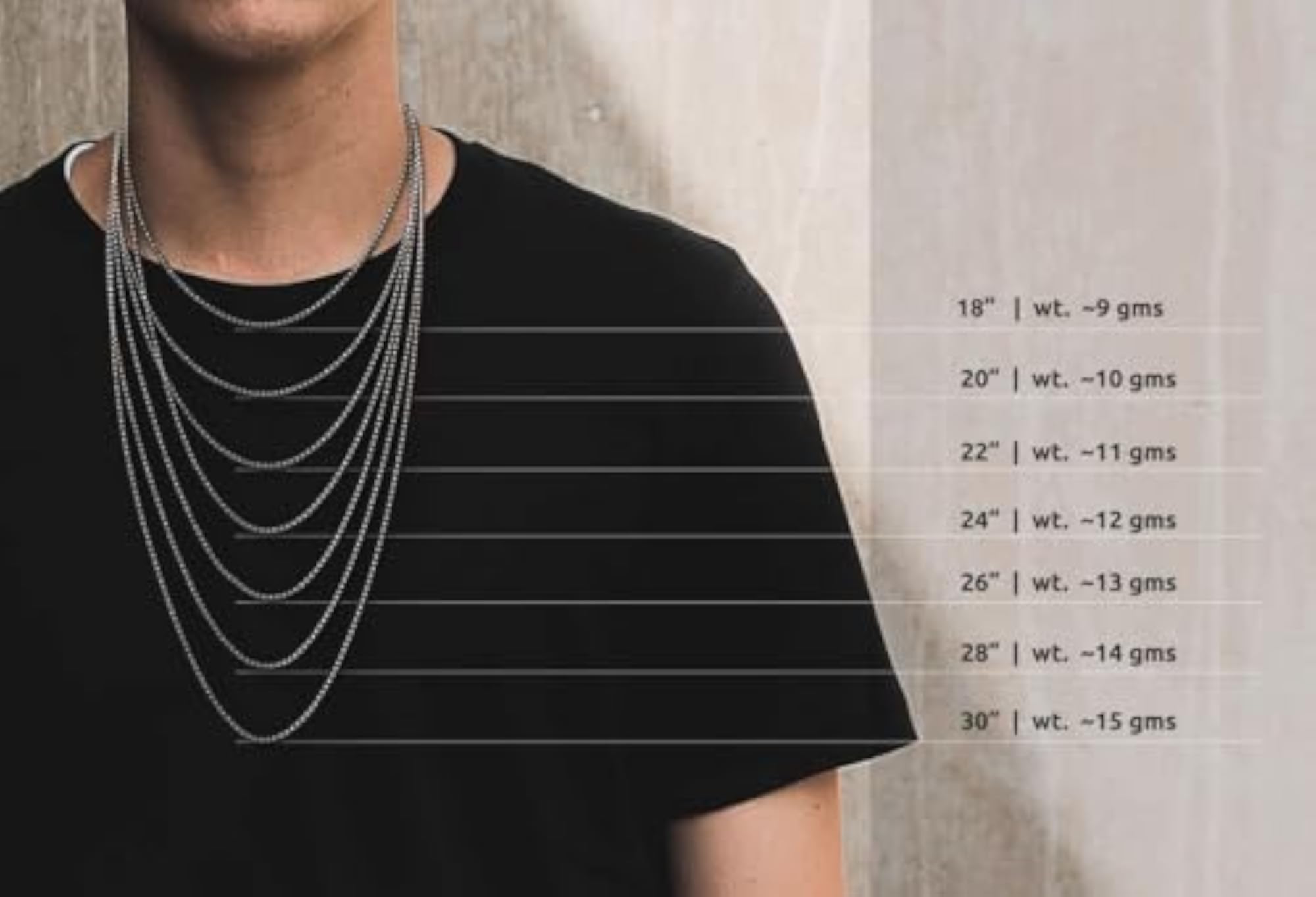 AYA'S Silver Flash Pendant Necklace in 925 Sterling Silver