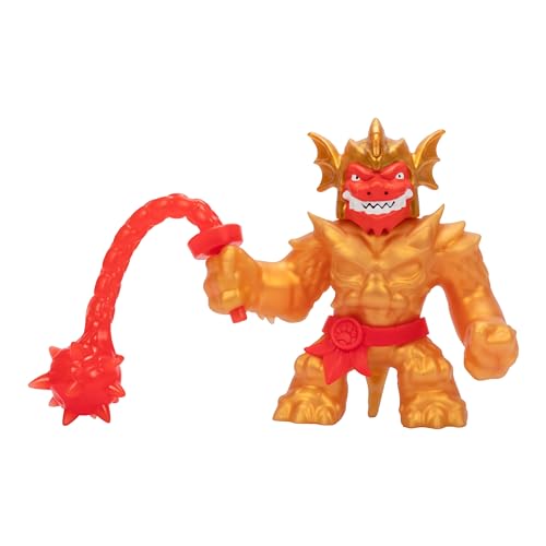 Heroes of Goo JIT Zu Stretch Strikers Deluxe Hero Pack Blazagon, Stretchy Action Figure with 20+ Awesome Battle Sounds, Stretchy Armor and Stretchy Weapon, 2 to Collect by Heroes of Goo Jit Zu - Used condition - US$14.69