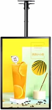 TV Light Box Billboard, Slim Snap Frame LED Light Box, Wall Mounted 3D Menu Board, Aluminum Restaurant Board Sign for Restaurant ShopsA-Vertical,60x90cm