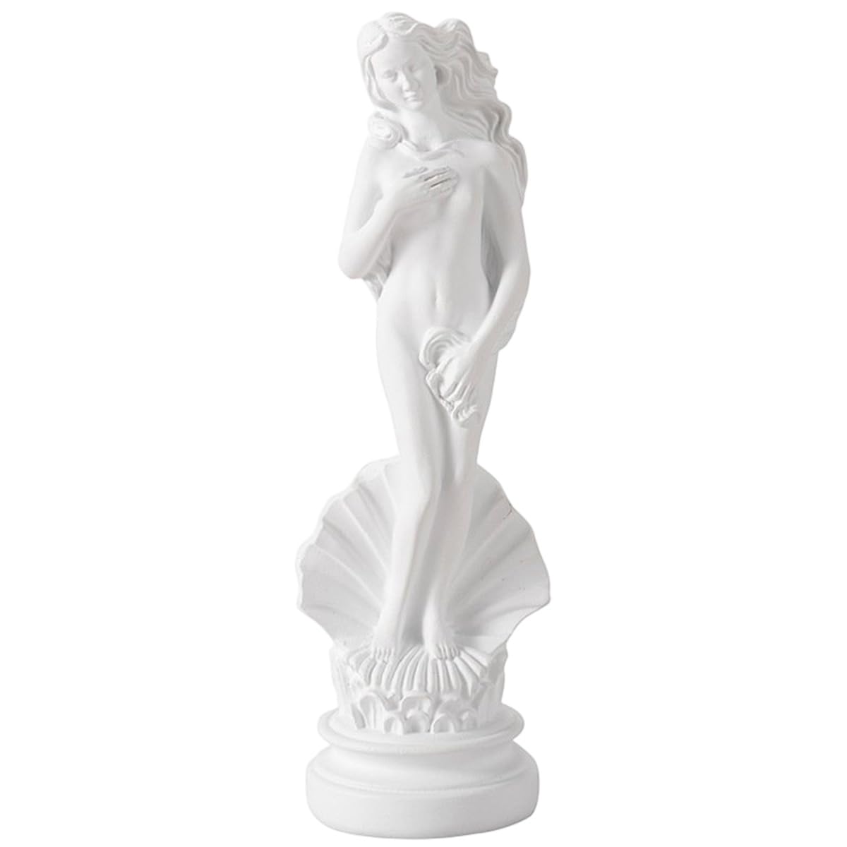 Doyomtoy Aphrodite Statue, Synthetic Resin Sculpture, Classic White