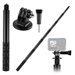 150 cm palo selfie invisible para Insta X3 X4 X5 RS, aluminio Selfie Stick de extensión extensible para GoPro, DJI, cámara de acción, para grabar vlogs o vídeos cortos durante tus viajes