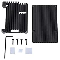 Oumefar Kühlgehäuse aus Aluminiumlegierung, Motherboard für Raspberry Pi 3. Modell B 2b/3b+