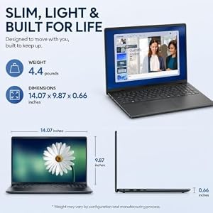 Dell 16 DC16255 Touchscreen Laptop 16GB DDR5 RAM 1 TB SSD AMD Ryzen 7 250 — photo 5 of 6