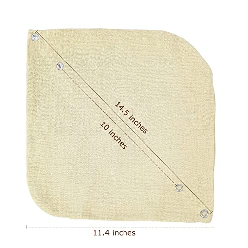 Muslin Bandana Bibs, Soft Absorbent 2 Layers Drool Bibs With Adjustable Snap Closure, Multi-Use Scarf Bibs For Heavy Droolers Baby Girls Boys Unisex Newborns Infants Toddlers (8 Solid Color) #TOP5