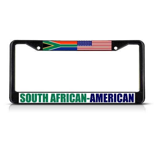 Fastasticdeals South African American License Plate Frame Tag Holder Cover