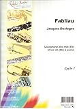  ROBERT MARTIN DESLOGES - FABLIAU, ALTO OU TENOR Klassische Noten Saxophon