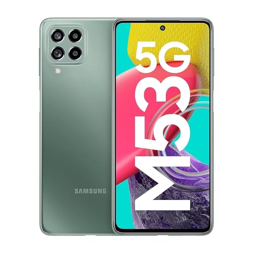Samsung Galaxy M53 5G (Mystique Green, 8GB, 128GB Storage) | 108MP |...