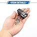 VekAuto 6 Pin Car Throttle Connector Plug Kit Compatible for Mercedes-Benz for BMW, Waterproof 0.6mm Series Plastic Black Male Female Wire Terminal Connector
