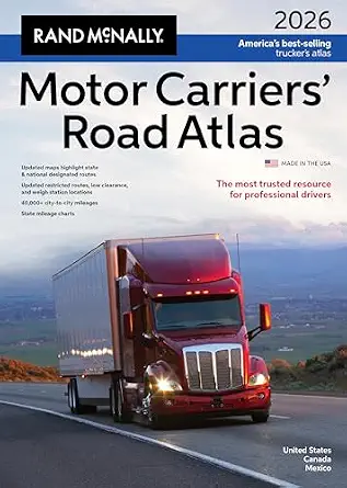 Motor Carriers' Road Atlas 2026: United States, Canada, Mexico