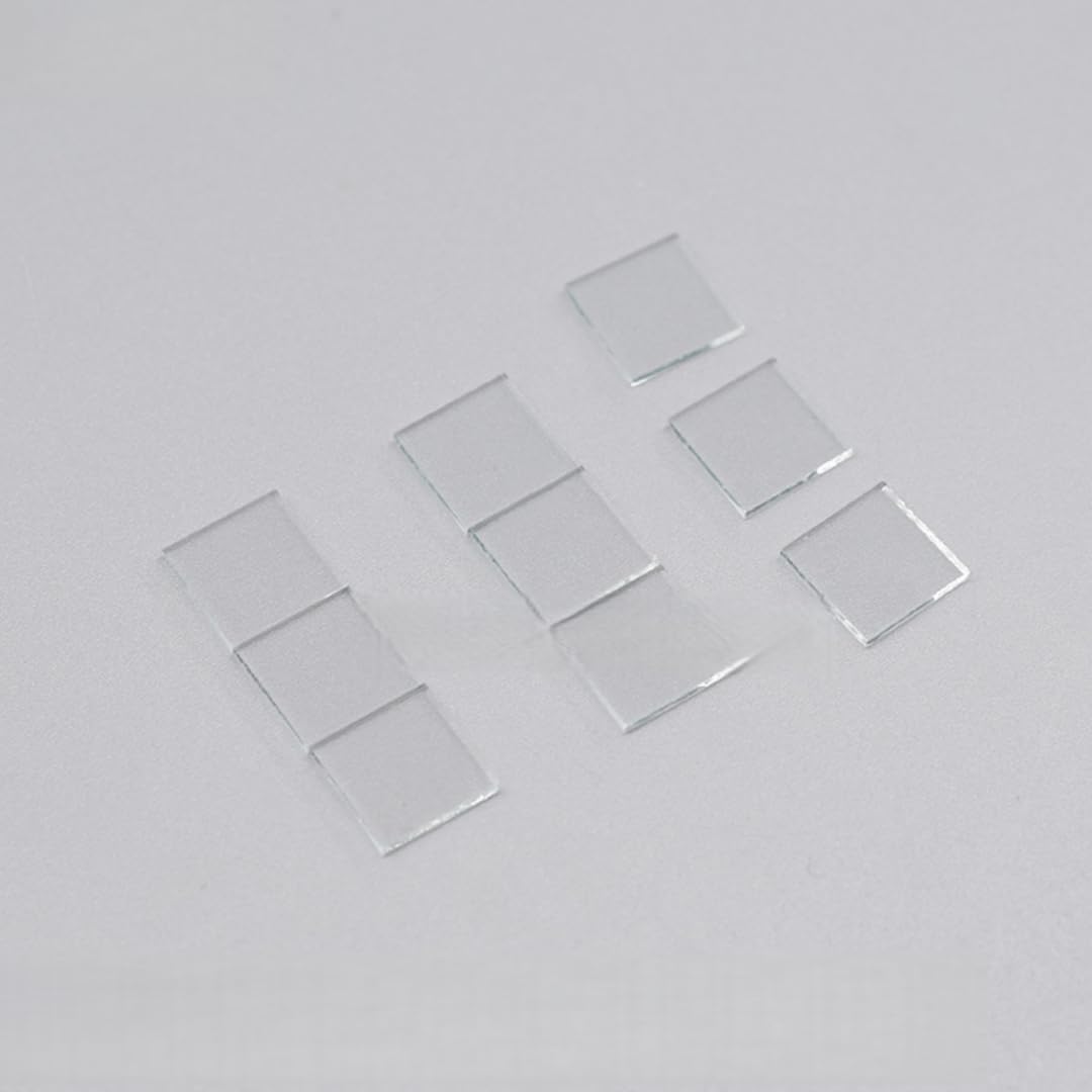 Objektträger aus Natrium-Kalzium-Glas for Laborzwecke – transparentes Deckglas zur Probenbeobachtung und -adhäsion(20 * 20 * 1mm*200)