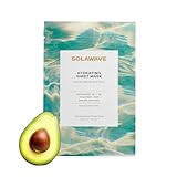 Solawave Hydrating Sheet Mask, Anti Aging Face Mask with Niacinamide, Hydrating Face Mask with Hyaluronic Acid, Moisturizing Face Masks (1 Pack)