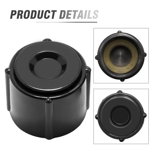 Image of 2 Pcs Low Point Drain Seals and Caps, Replacement for RV Camper Travel Trailer, 1 /2 Inch Hot and Cold Water Lines