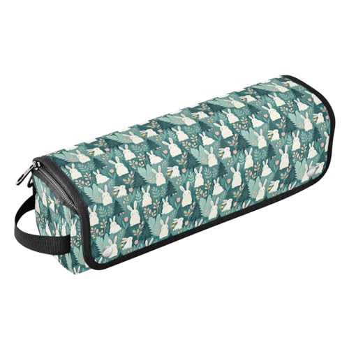 Bolso organizador de viaje para herramientas de cabello con base resistente al calor, impermeable, para planchas, rizadores y secadores miniatura 1